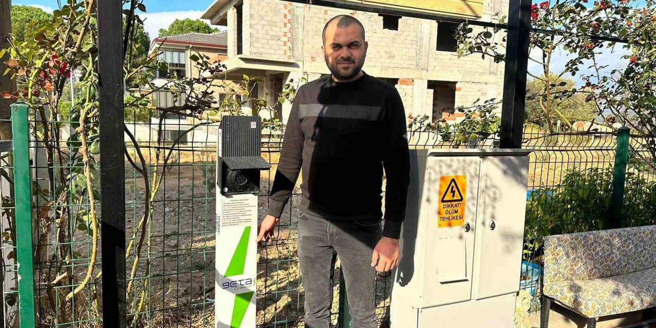 Buldan’a ilk araç şarj istasyonu kuruldu