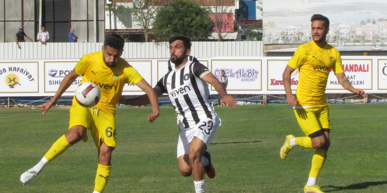 Alaçatı’daki yerel derbi golsüz berabere