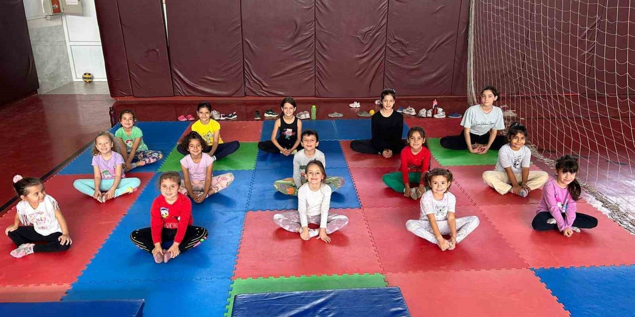 Aydın’da çocuklar güne zinde başlıyor