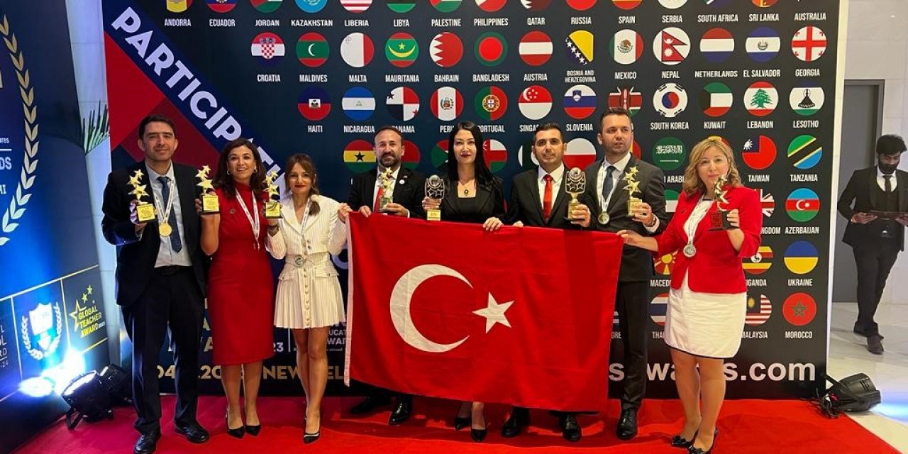 Muğlalı öğretmen İçyüz, küresel öğretmen birincilik ödülü aldı