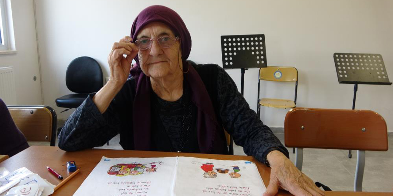 79 yıl sonra gelen okuma-yazma sevinci