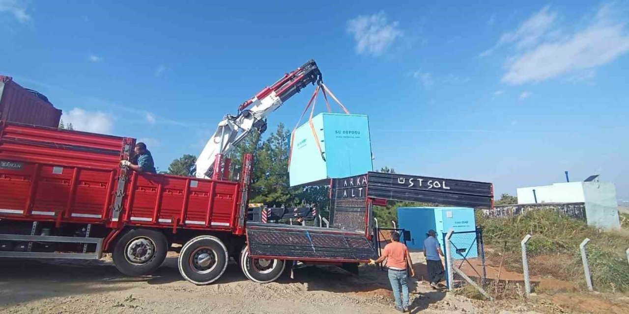 Yağmurlar Mahallesi’ne prefabrik içme suyu deposu
