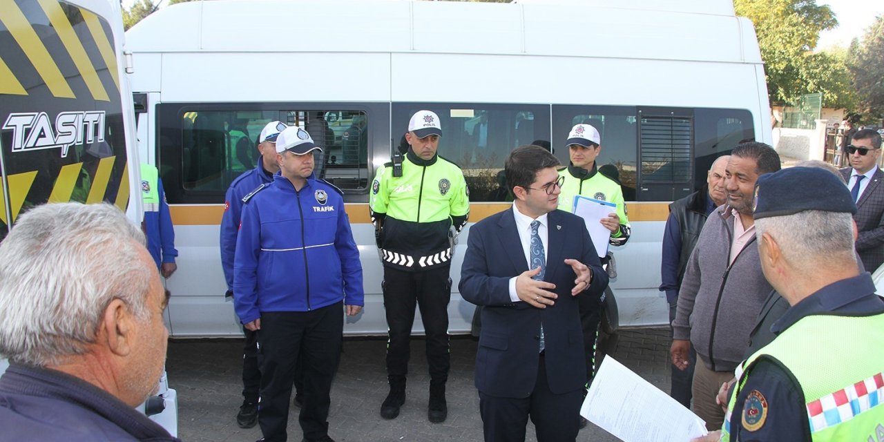 Kula’da okul servislerine sıkı denetim