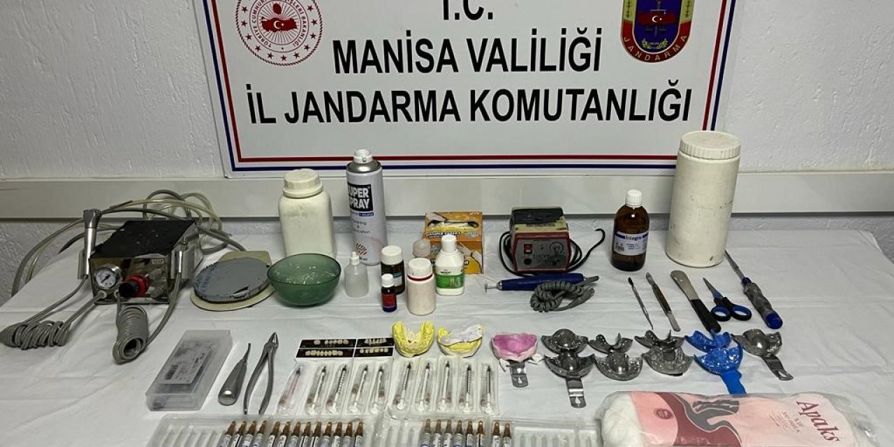 Alaşehir’de seyyar sahte dişçilere suçüstü