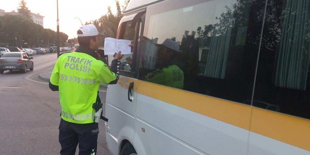 Manisa’da okul servis araçlarına sıkı denetim