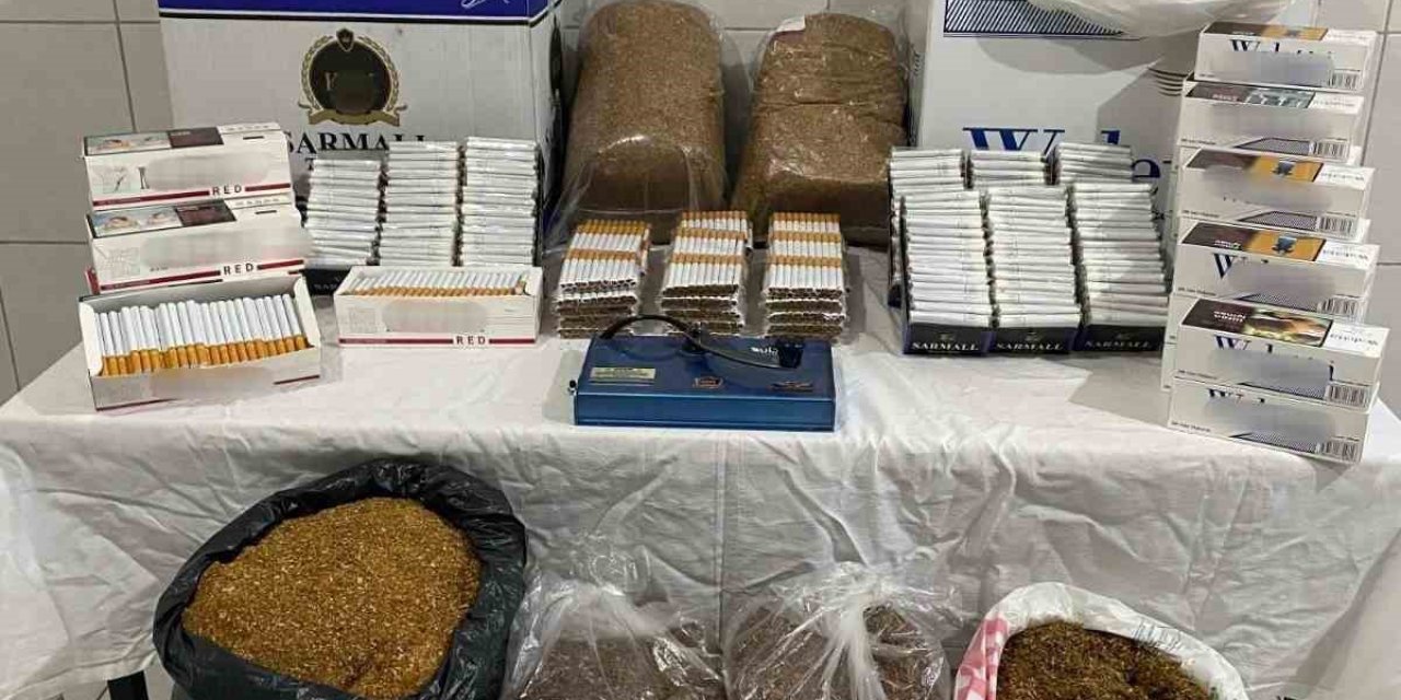 Bozdoğan’da kaçak sigara operasyonu