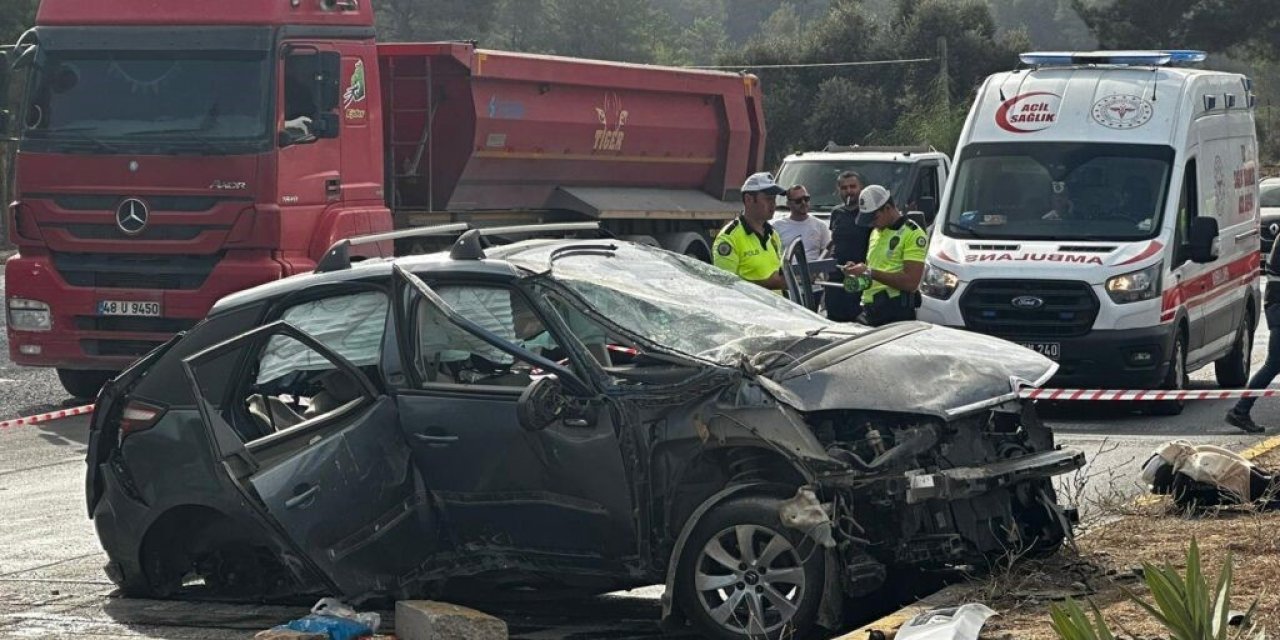 Milas-Bodrum Yolu’ndaki feci kazanın kamera görüntüleri ortaya çıktı