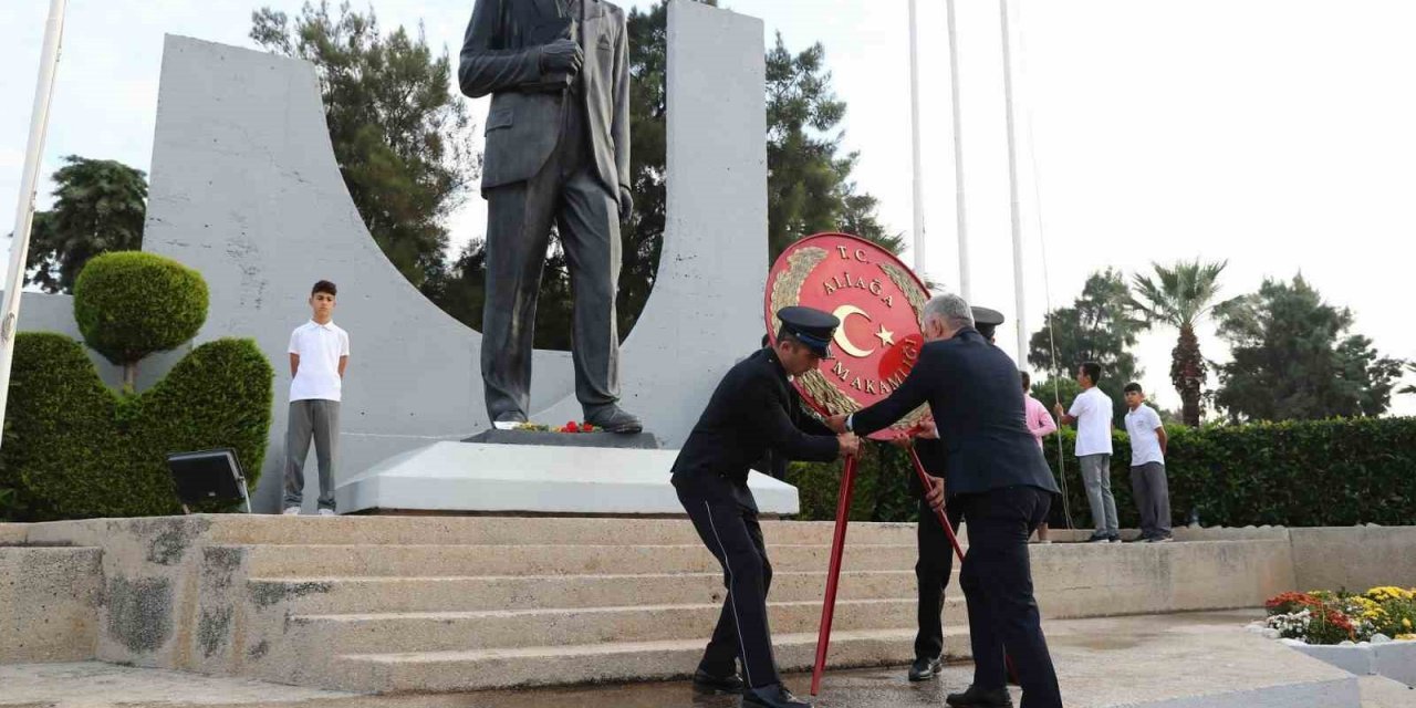 Ulu Önder Atatürk Aliağa’da düzenlenen programla anıldı
