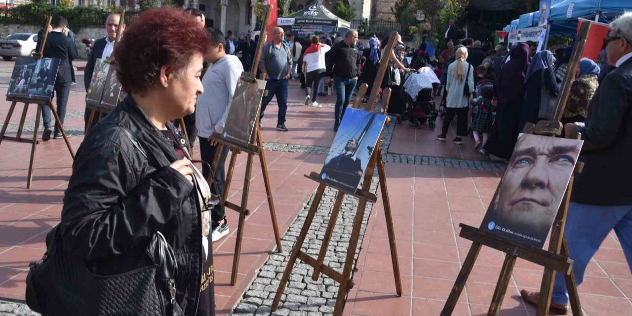 Ülkü Ocakları Aliağa İlçe Başkanlığından Atatürk sergisi