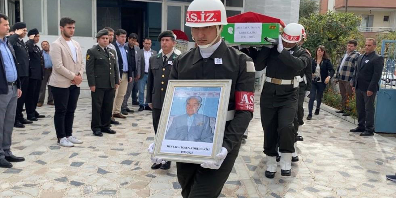 Kore Gazisi Tosun, son yolculuğuna uğurlandı