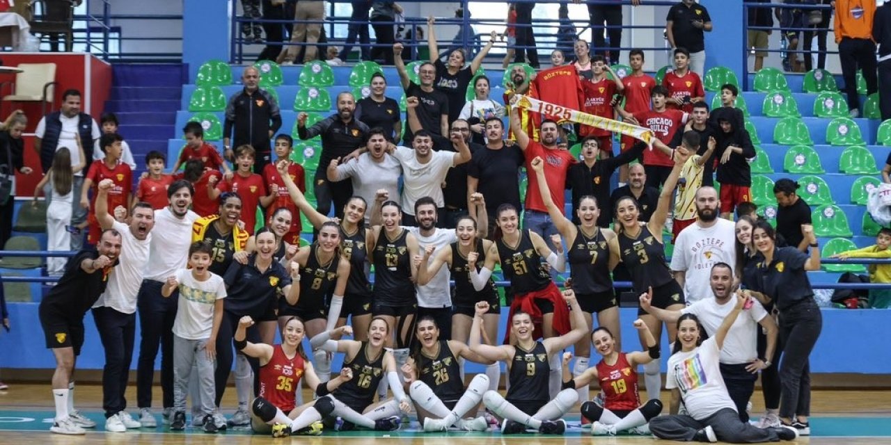 Göztepe Voleybol ilk deplasman galibiyetini aldı