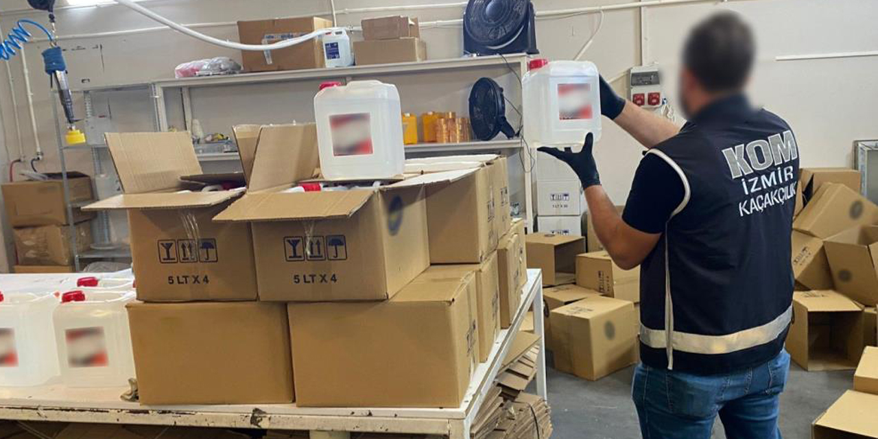 Sahte alkolleri ’mürekkep sökücü’ ve ’tutuşturucu sıvı’ etiketleriyle satışa sunmuşlar