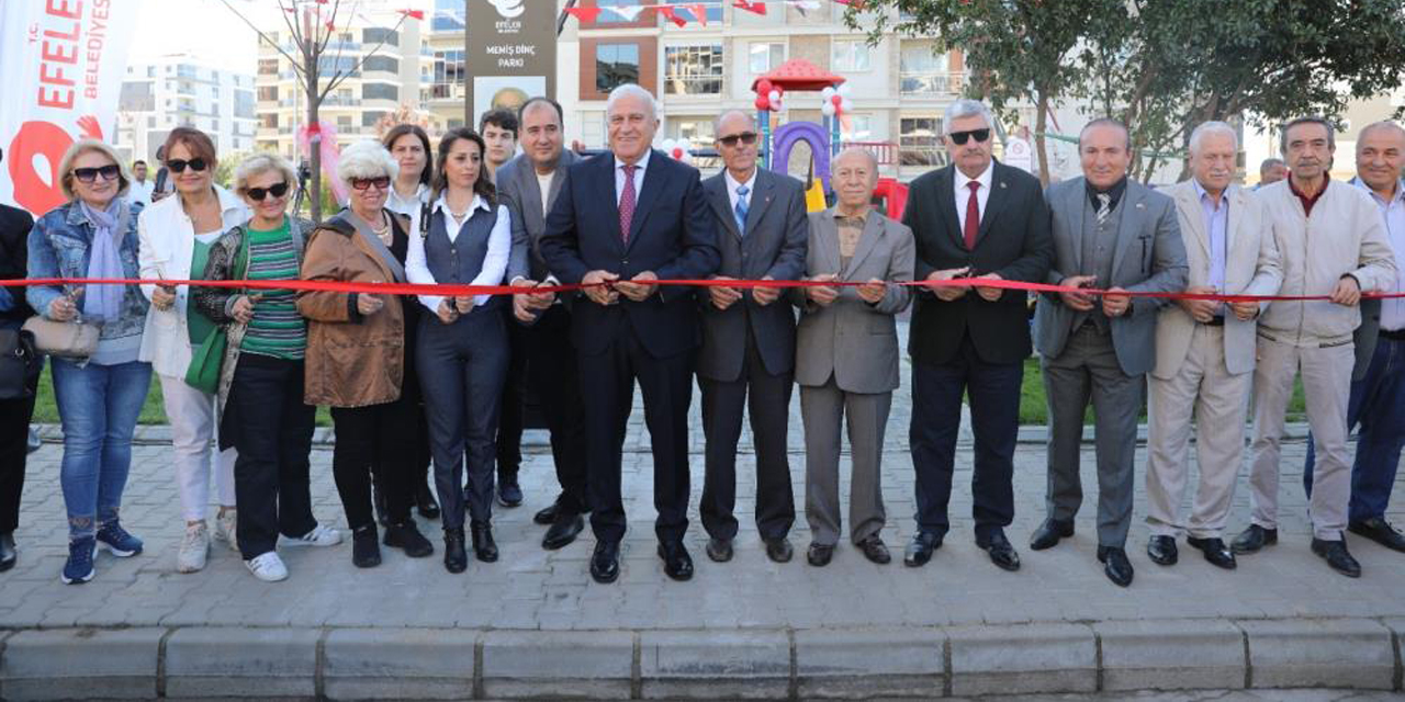 Efeler’de Memiş Dinç Parkı hizmete açıldı