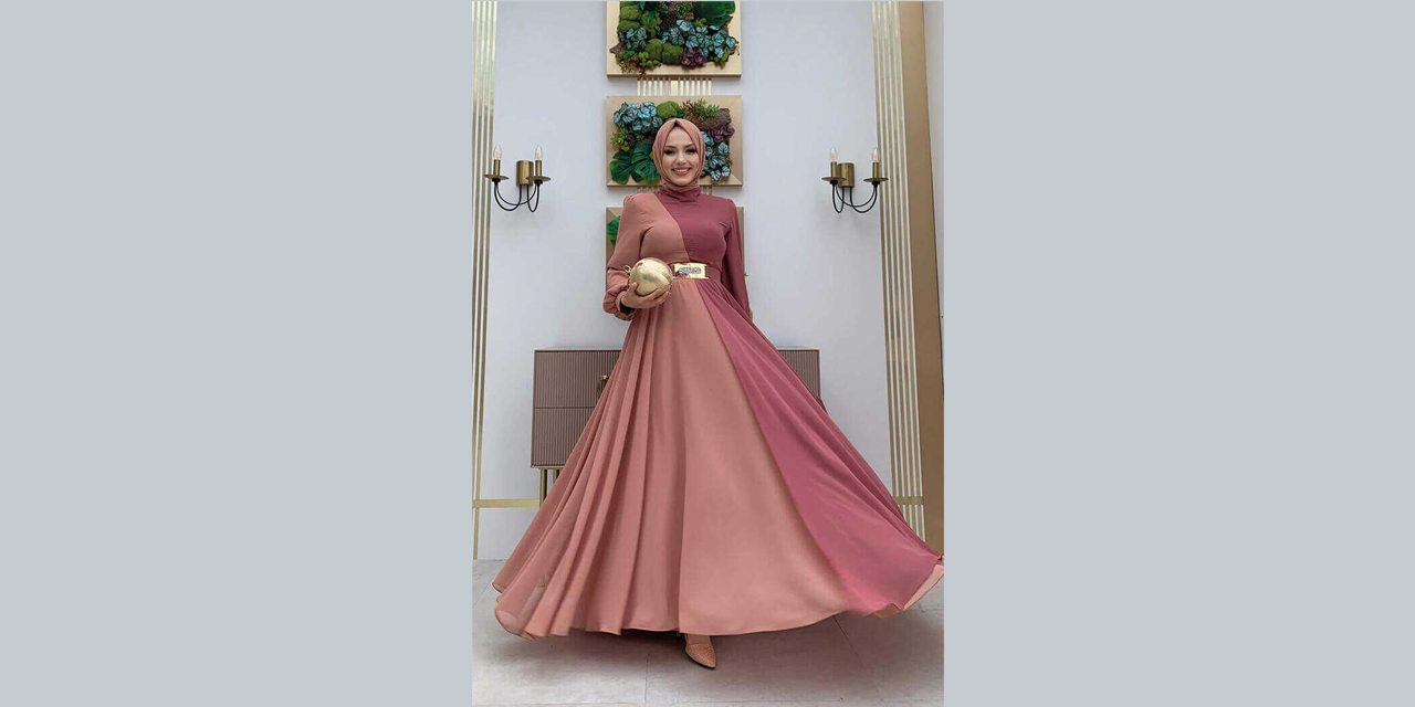 Tesettür abiye modellerindeki trend renkler