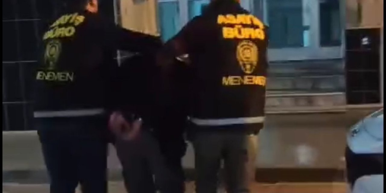 38 yıl hapis cezası ile aranan zanlı kıskıvrak yakalandı