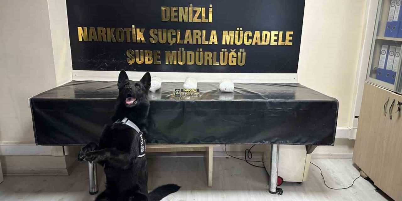 Denizli’ye 3 kilo uyuşturucu getiren şüpheliler emellerine ulaşamadı