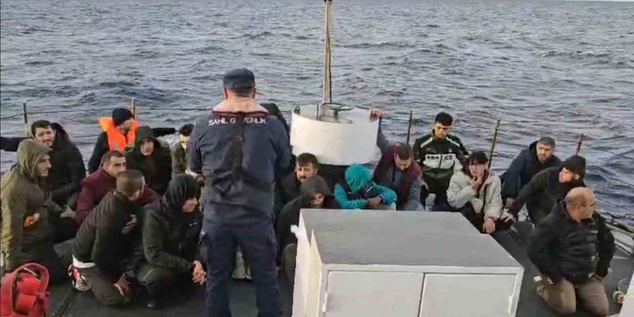 Fethiye’de Yunanistan’ın geri ittiği 66 düzensiz göçmen kurtarıldı