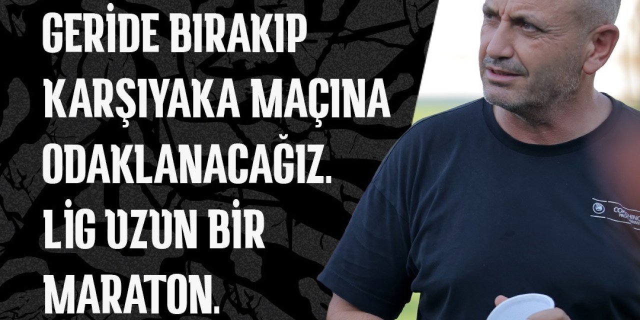 Teknik Direktör Kanber: “Elimize geçen fırsatı değerlendiremedik”