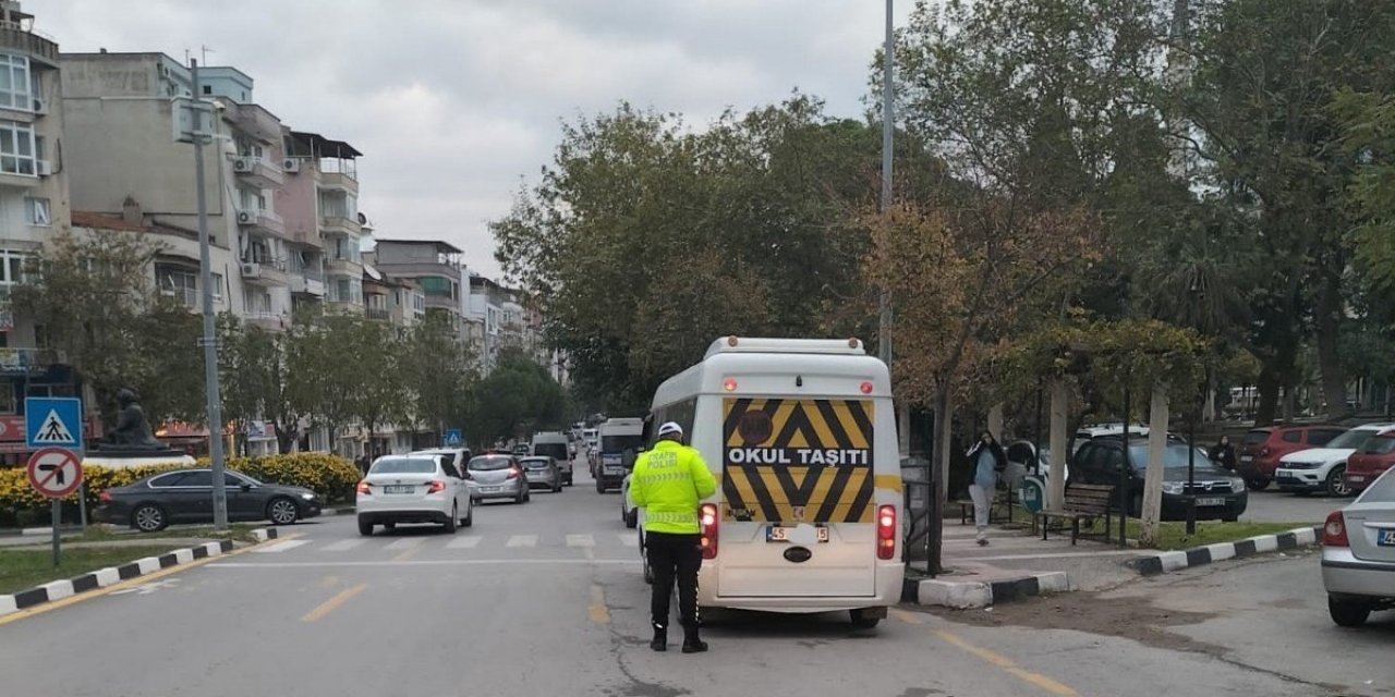 Manisa’da 304 okul servis aracından 6’sına ceza