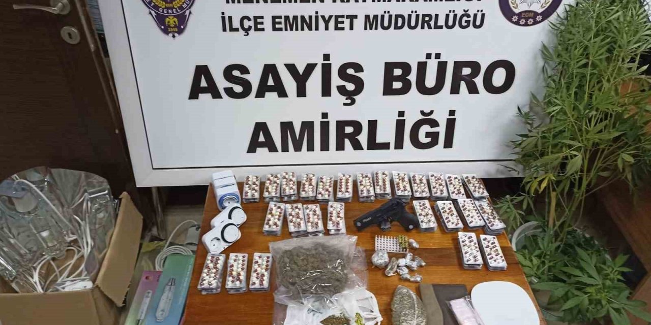 İzmir’de uyuşturucu imal edilen eve baskın: 1 tutuklama