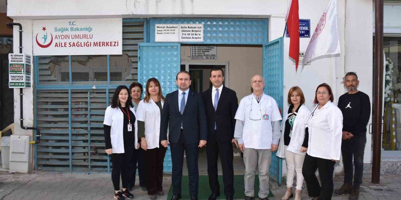 İl Sağlık Müdürü Şenkul, Umurlu’daki sağlık merkezlerinde incelemelerde bulundu