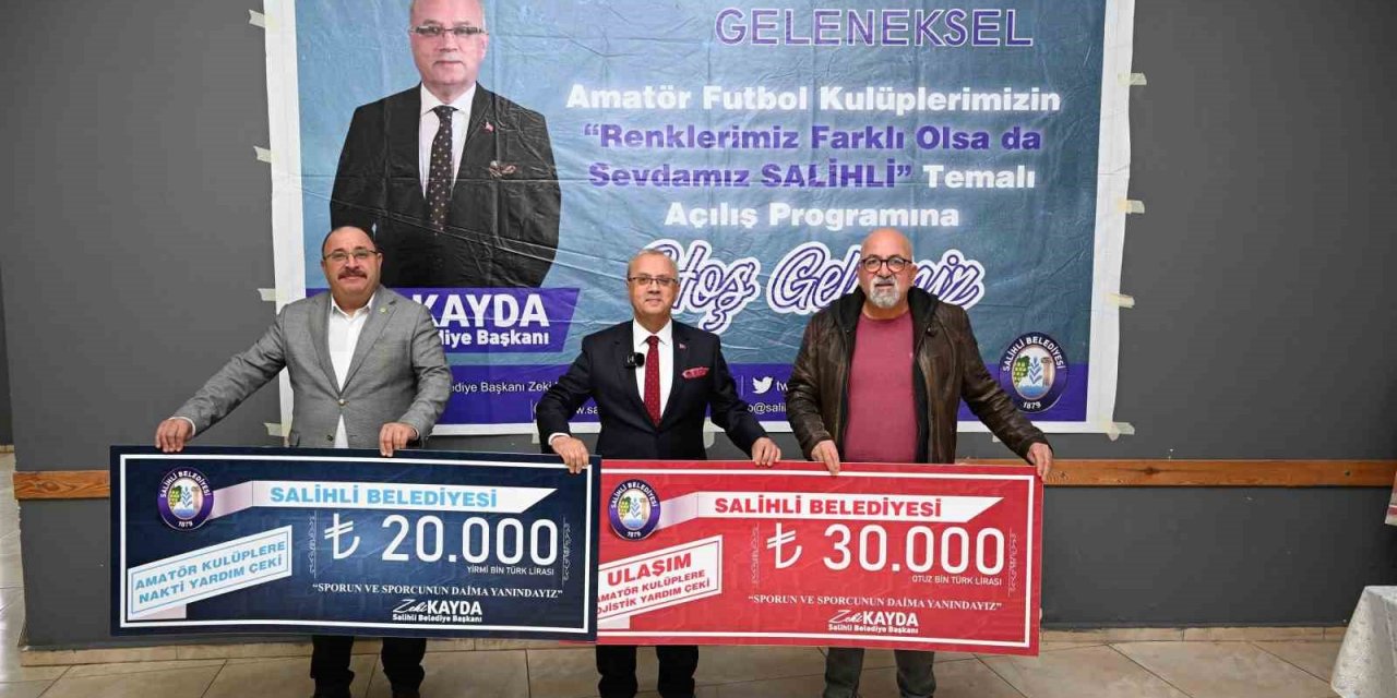 Salihli’de amatöre destek