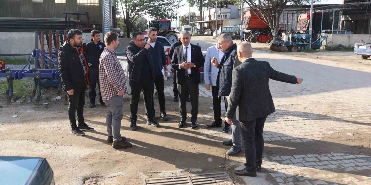 Başkan Kaplan Sanayi esnafı için kolları sıvadı