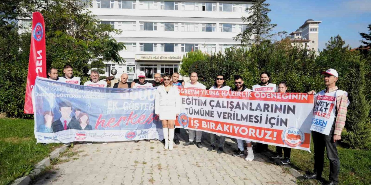 Kamu çalışanları Filistin halkı için bir araya geldi