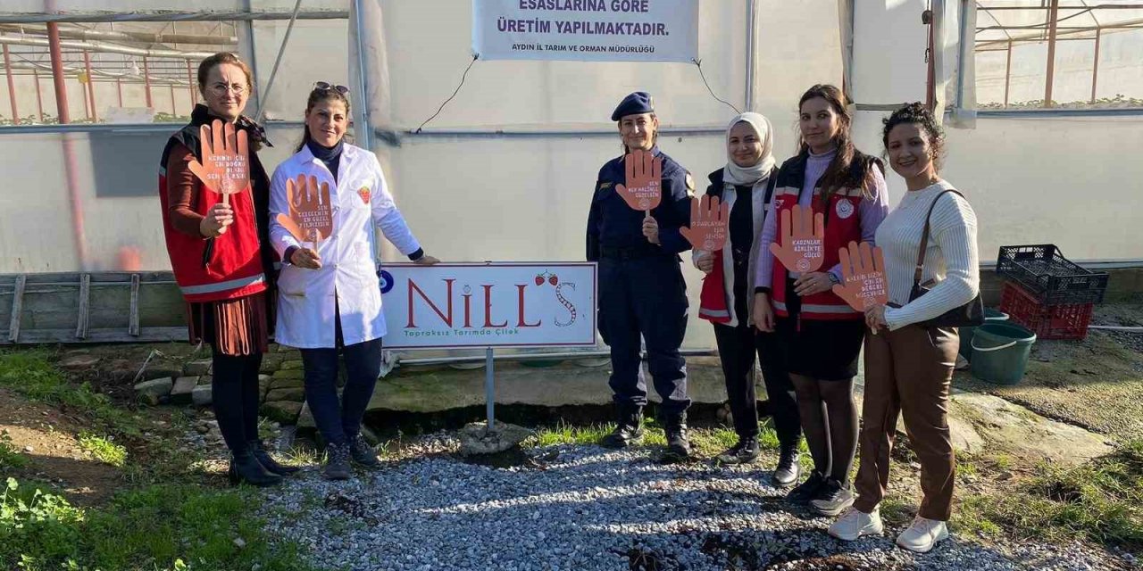 Söke’de şiddete karşı farkındalık etkinliği