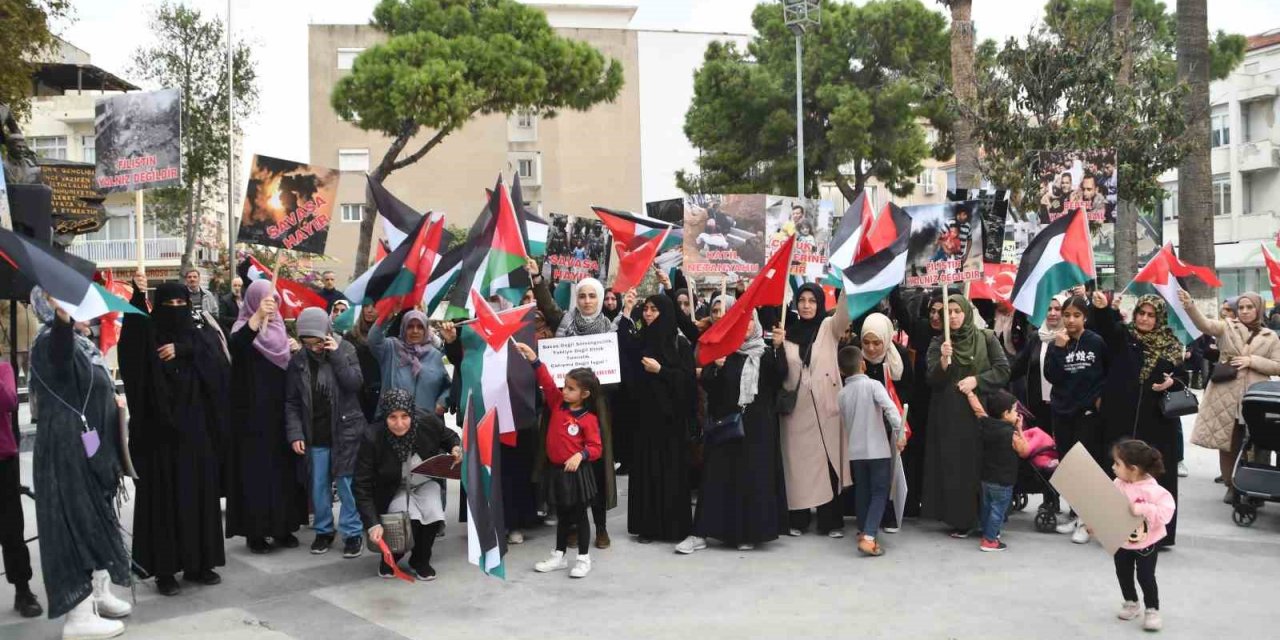 Filistin’deki zulme karşı miting düzenlendi