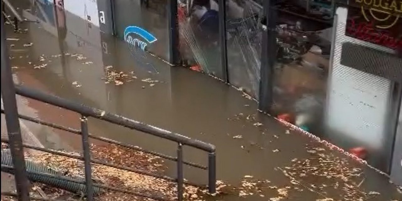 Didim’i şiddetli yağış vurdu