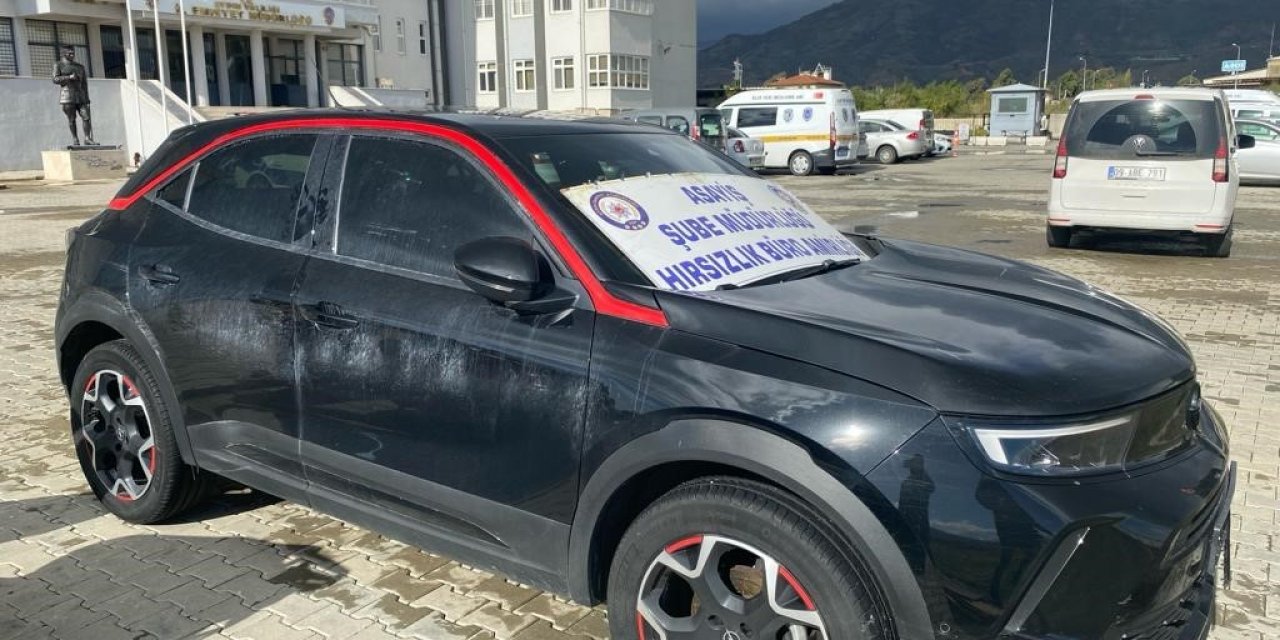Aydın’da çalınan otomobil Manisa’da yakalandı