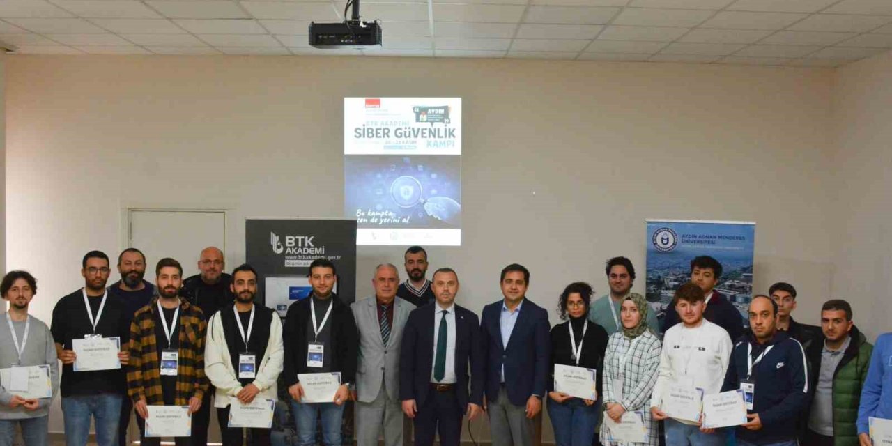 Aydın’da gerçekleştirilen ‘Aydın Siber Güvenlik Kampı’ sona erdi