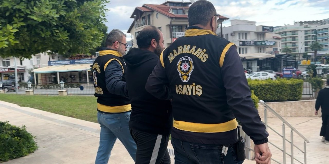 Marmaris’te 9 ayrı dolandırıcılık suçundan aranan şahıs yakalandı