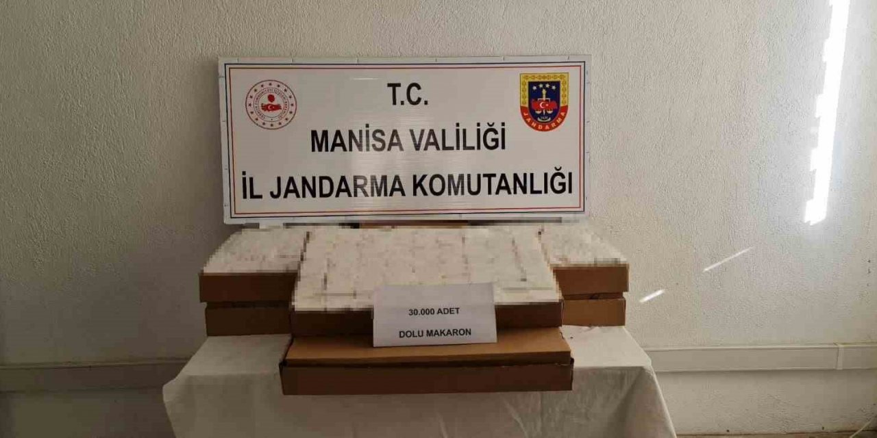 Kula jandarmasından kaçak tütün operasyonu