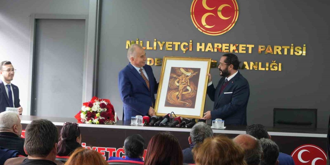 MHP İl Başkanı Yılmaz, ittifak ortağı Başkan Zolan’ı ağırladı