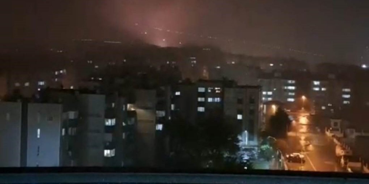 Patlayan trafo paniğe neden oldu