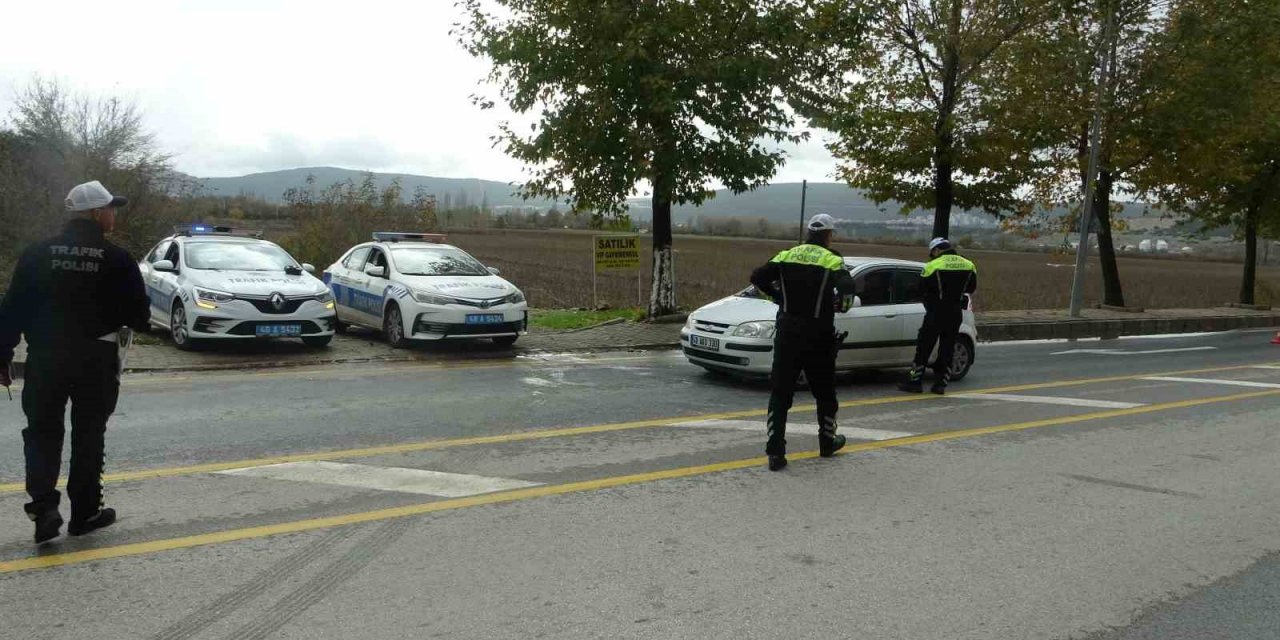 Menteşe’de kazaları önlemek amacıyla radar uygulaması yapıldı