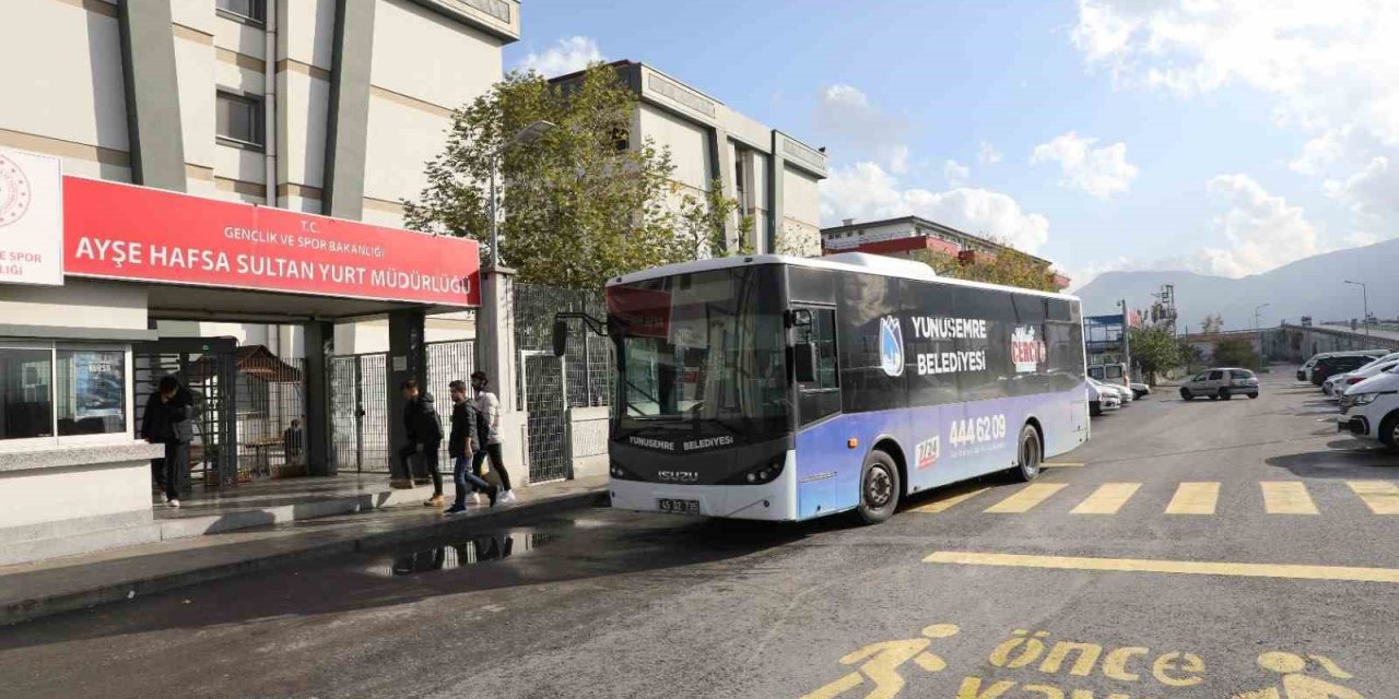 Yunusemre’den üniversite öğrencilerine ücretsiz ulaşım