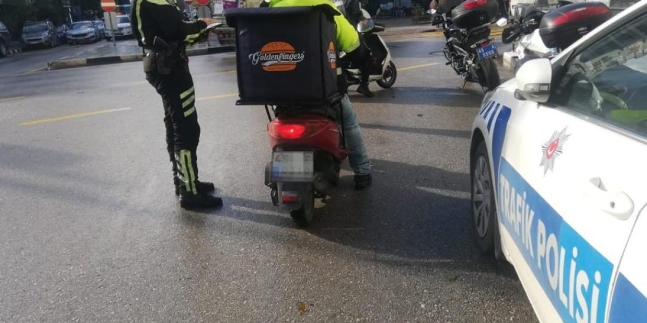 Manisa’da 279 motosiklet sürücüsüne ceza