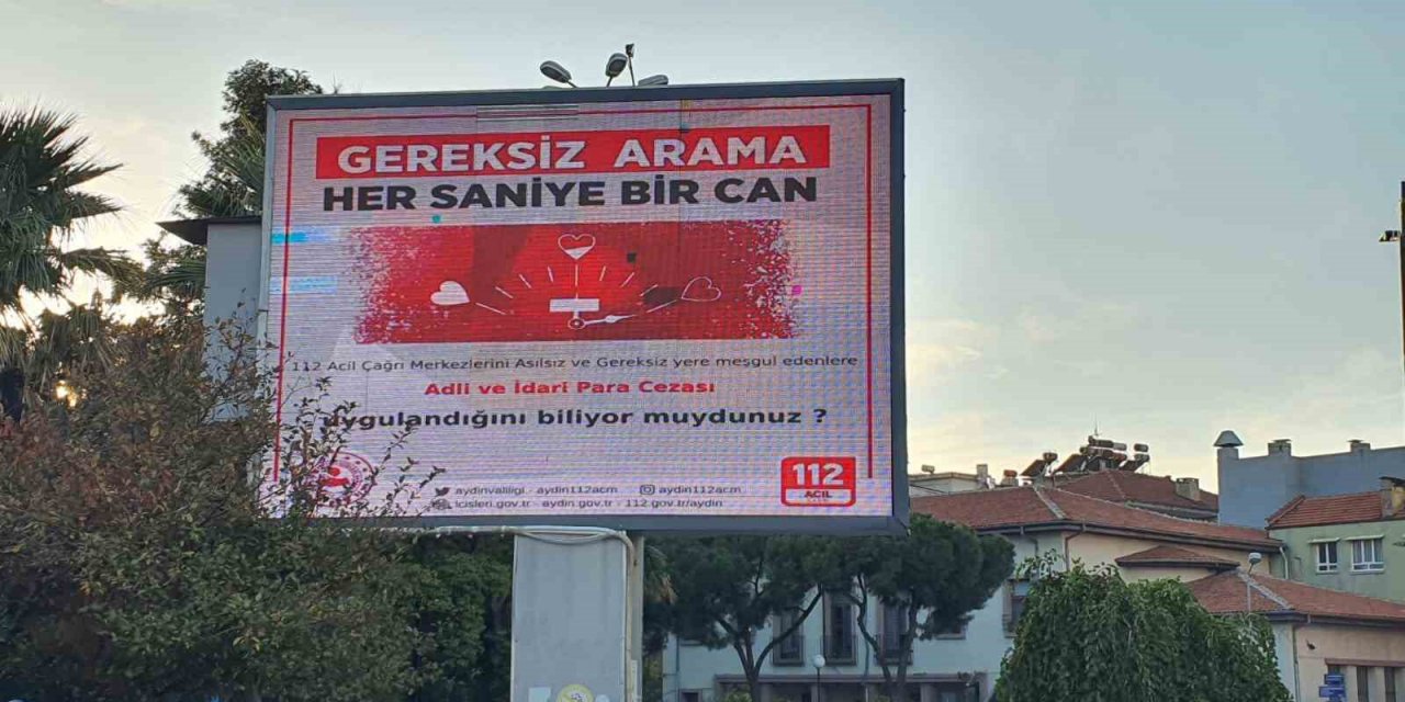 Aydın’da 112’den duyarlılık çağrısı: “Gereksiz arama, her saniye bir can”