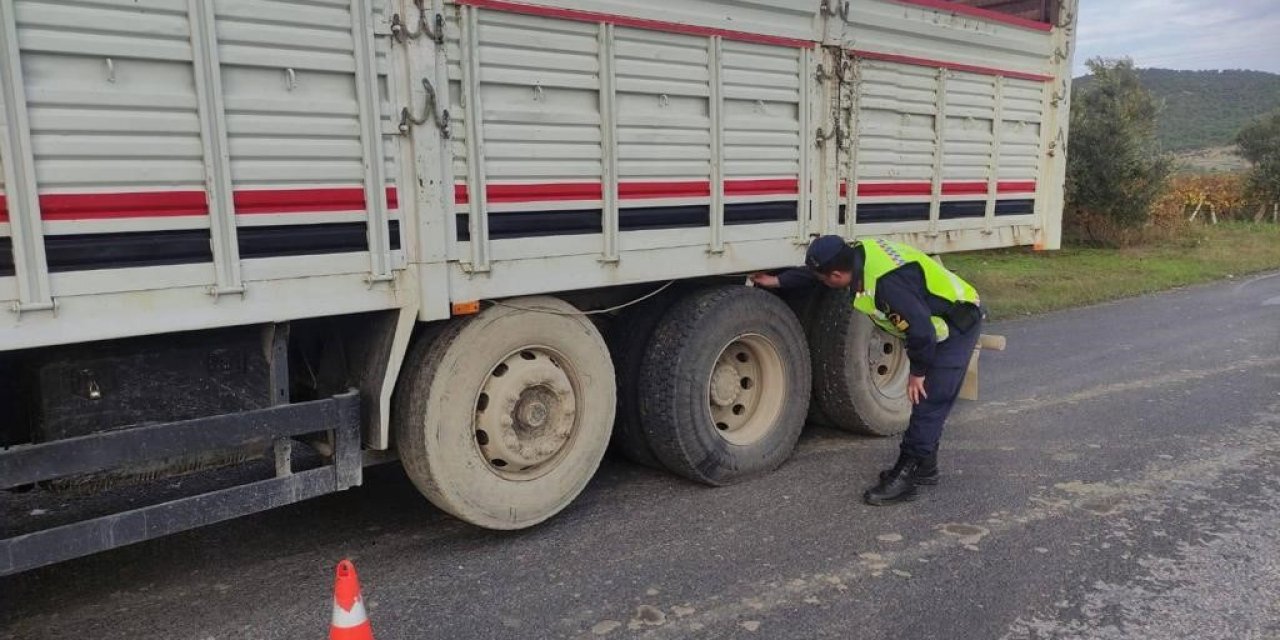 Manisa’da kış lastiği denetimi