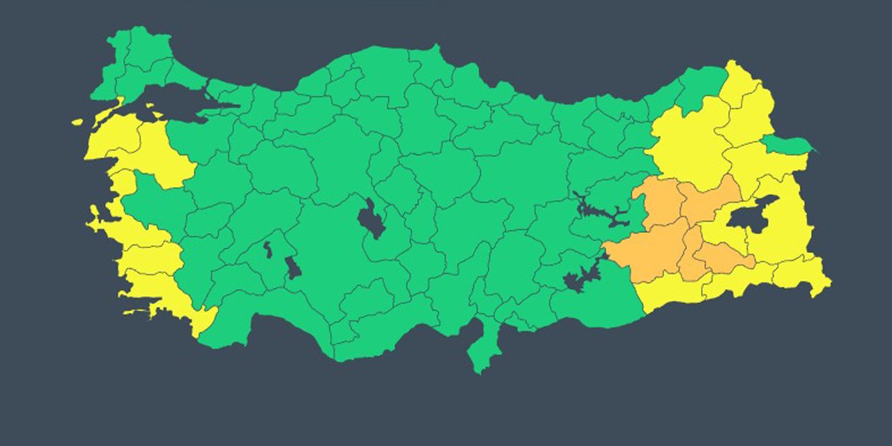 Aydın’ın 5 ilçesine uyarı yapıldı