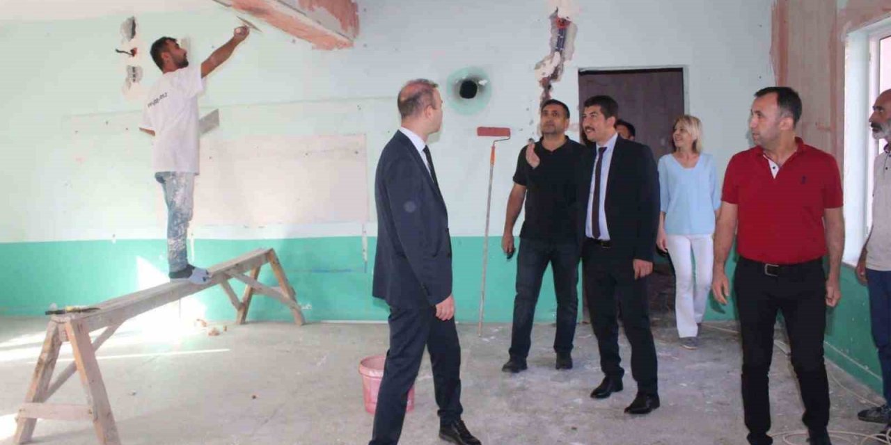 Köyceğiz Beyobası Anaokulu tadilatı devam ediyor