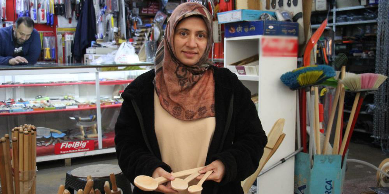 Aydınlı kadınlar tahta kaşıklarda vazgeçemiyor