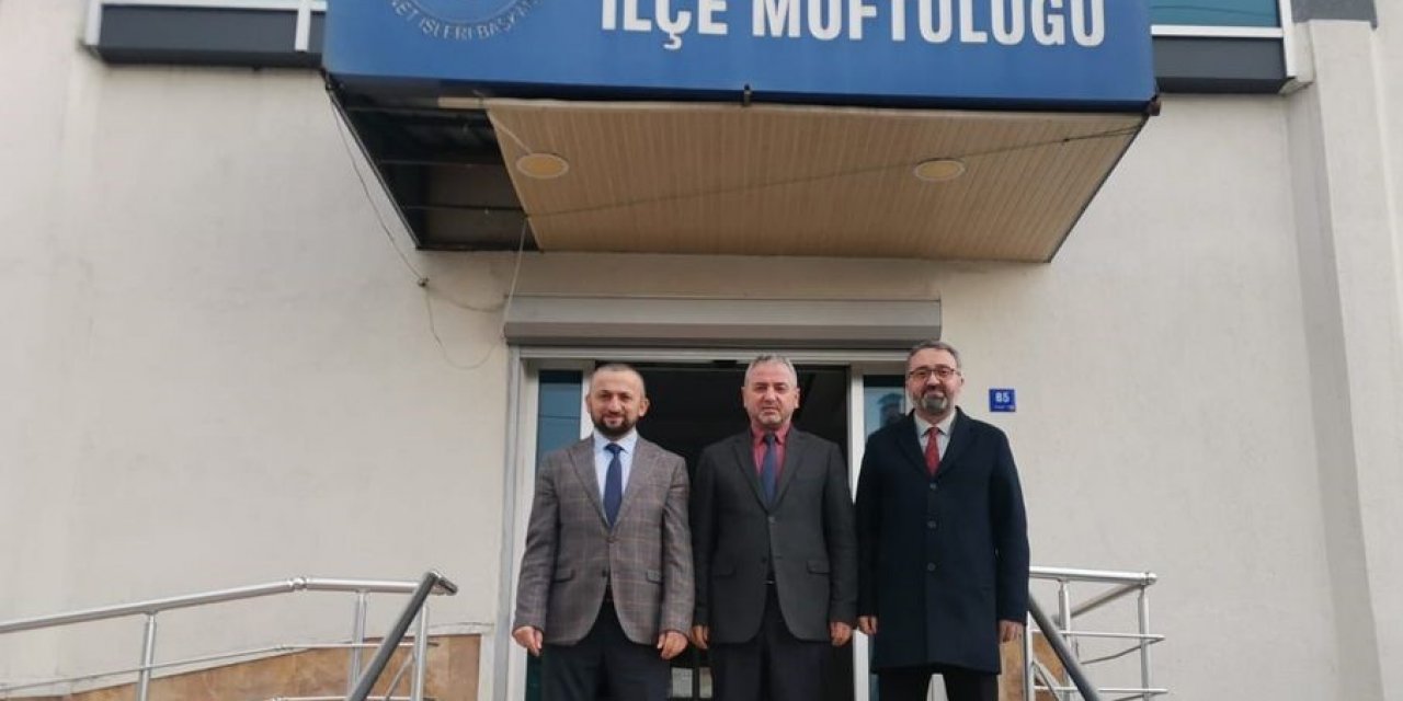 Karacasu İlçe Müftüsü Erdoğan, İl Müftüsü Güneş’i ağırladı