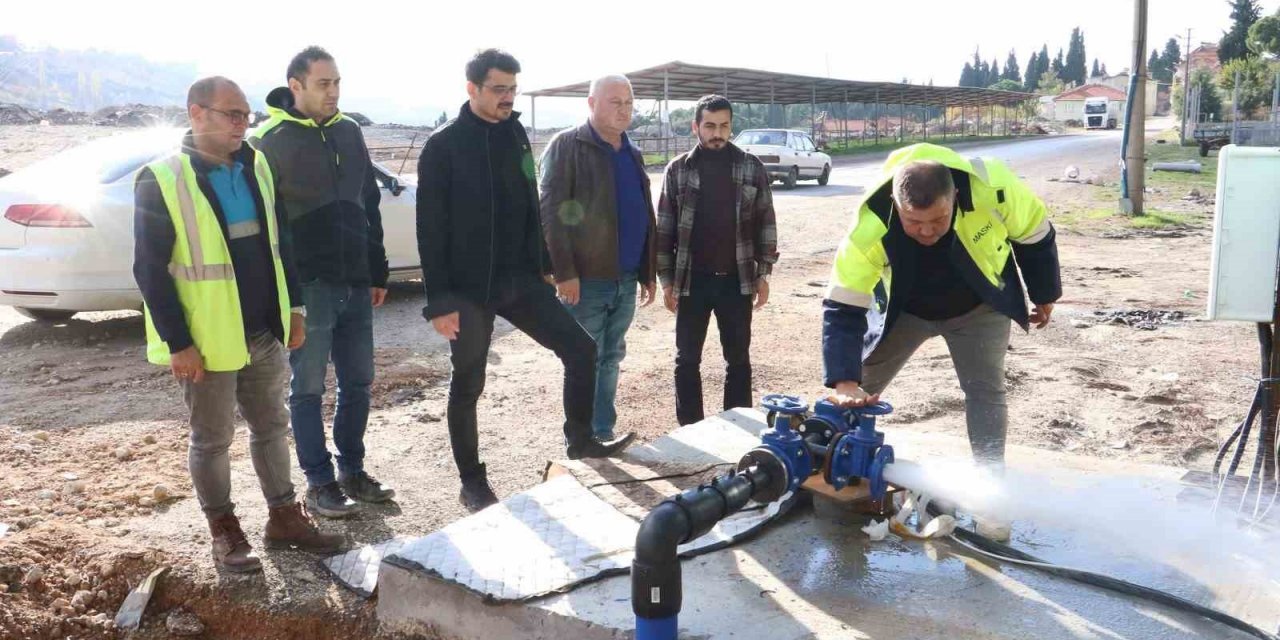 Demirci’nin içme suyu terfi hattı çalışmaları tamamlandı