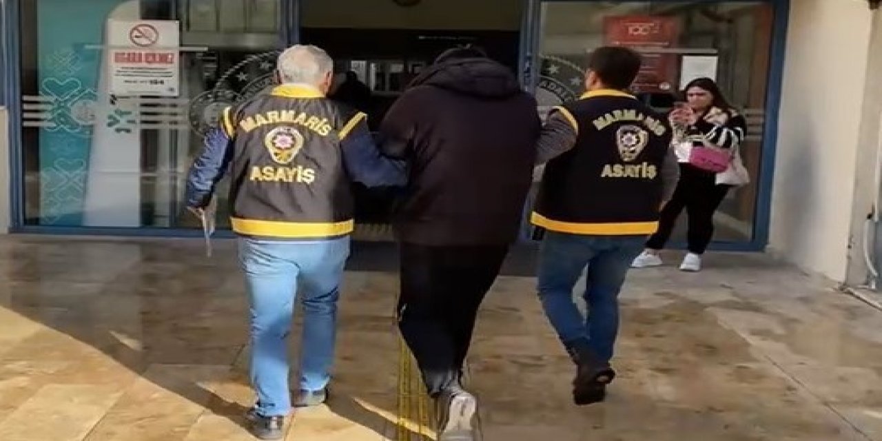 On yıl hapis cezası ile aranıyordu, Marmaris’te yakalandı