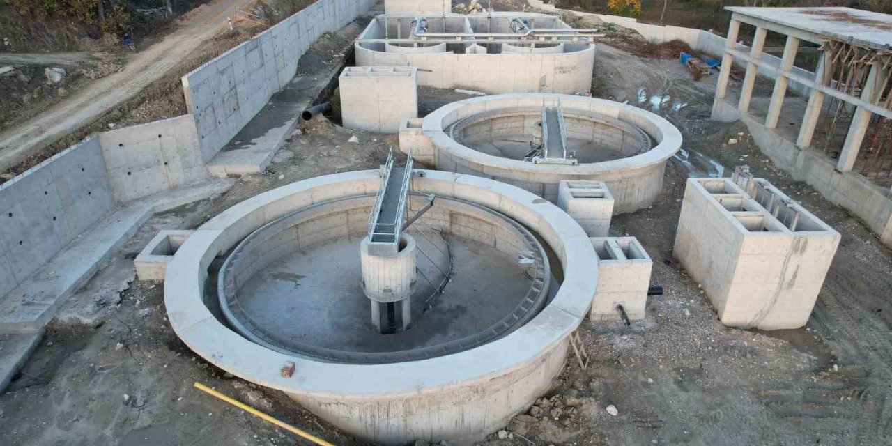 Demirci’nin ilk atıksu arıtma tesisi çalışmalarında sona yaklaşıldı