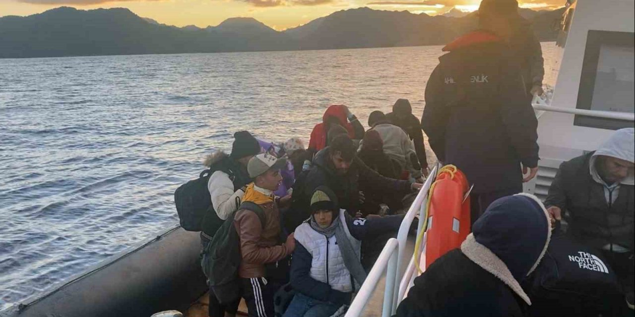Marmaris’te 37 düzensiz göçmen yakalandı